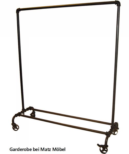 ESRA, Metall Garderobe, Kleiderständer 2 Größen Industriedesign