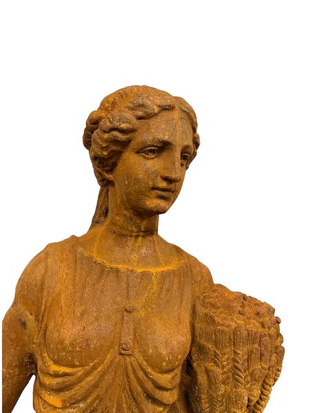 Gusseisen Skulpturen "4 Jahreszeiten" H 155 cm
