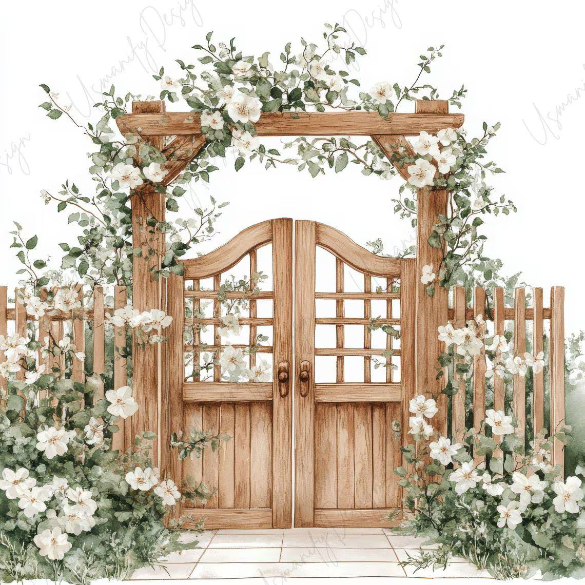 3, Garten Eisen Tor rostig shabby chic
