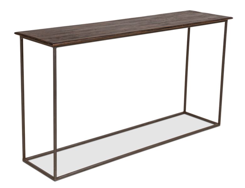 Konsolentisch TENA black wash 150 cm Industriedesign