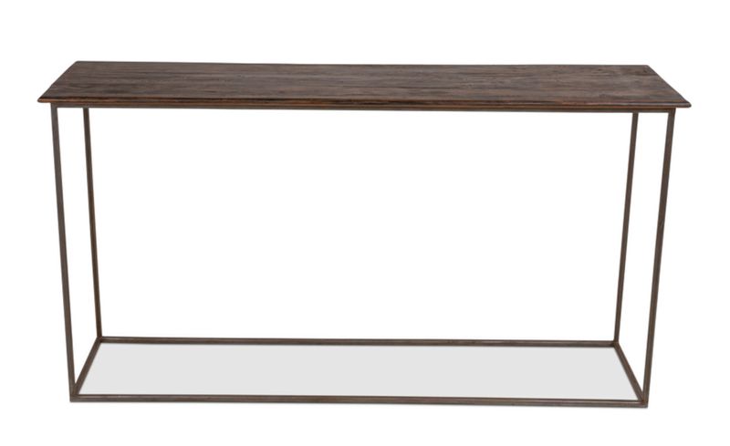 Konsolentisch TENA black wash 150 cm Industriedesign
