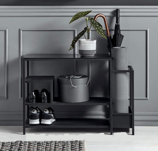 LINUS, niedriges Regal Metall shabby Industriedesign