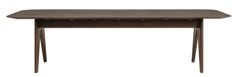 ISKO, Designer Esstisch Holz dunkelbraun in 3 Größen, moderner Holztisch