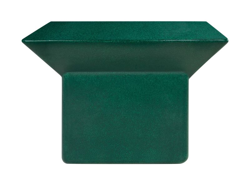 ISMA, Moderner Couchtisch grün quadratisch, Designermöbel