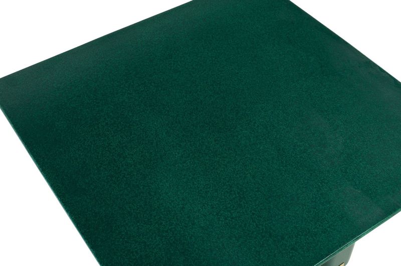 ISMA, Moderner Couchtisch grün quadratisch, Designermöbel