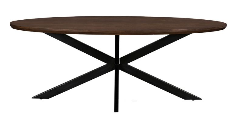 JESS Ovaler Esstisch B 210 cm Industriedesign