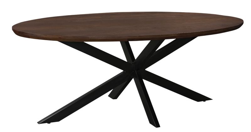 JESS Ovaler Esstisch B 210 cm Industriedesign