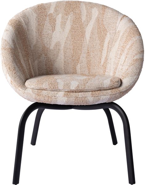 JOEY, Esszimmerstuhl, Polsterstuhl beige, Designer Stuhl