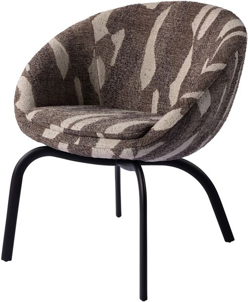 JOEY, Esszimmerstuhl, Polsterstuhl grau, Designer Stuhl