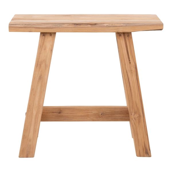 EVA, Kleine Holzbank, Gartenbank 50 cm, Holzhocker
