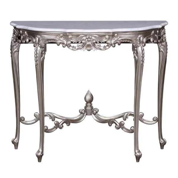 Konsolentisch antiker Look silber 106 cm breit
