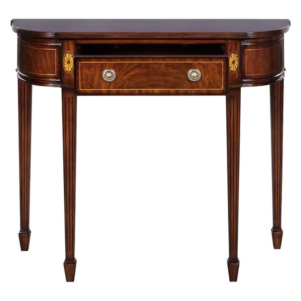 Konsolentisch RON Klassik Stil halbrund 90 cm breit