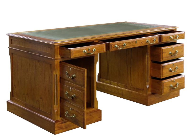 RON, Landhaus Schreibtisch B 161 cm im Klassik Stil