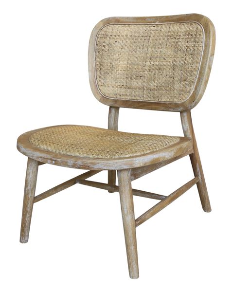 Matz Möbel Sessel JUNA Rattan & Holz Landhausstil