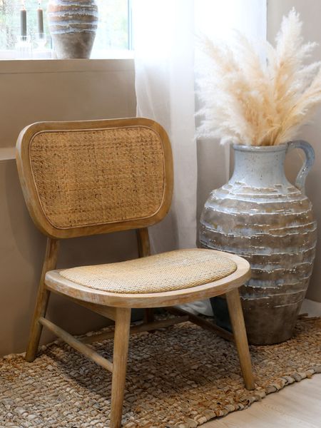 Matz Möbel Sessel JUNA Rattan & Holz Landhausstil