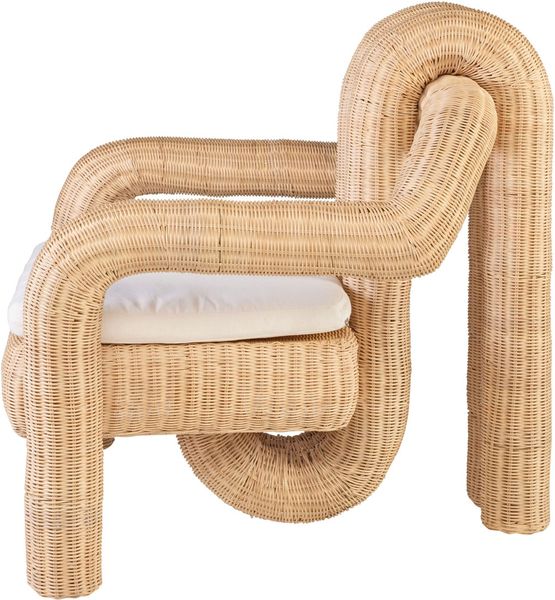 PEPP, Stylischer Designer Sessel aus Rattan