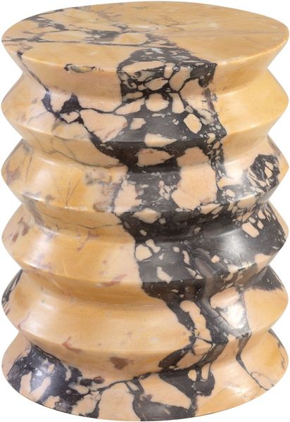 AMY, Marmortisch, Marmor Beistelltisch rund 30,5 cm, Hocker