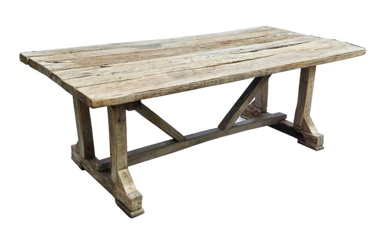 Matz Möbel Altholz Esstisch B 210 cm LIMA im Landhausstil