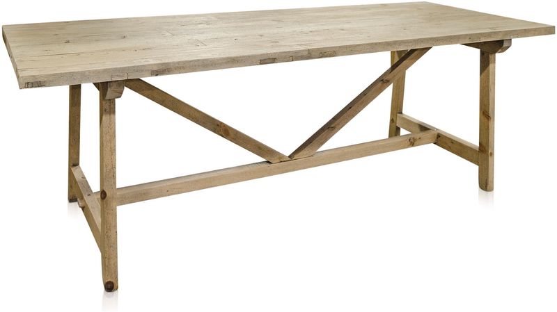 Matz Möbel Altholz Esstisch MINE in 3 Größen Holz hell, Landhausstil