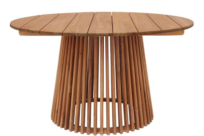 Matz Möbel Gartentisch LORA rund D 120 cm Massivholz Landhausstil