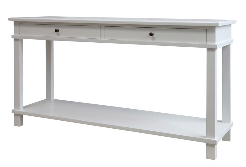 Matz Möbel Konsolentisch JACKY 158 cm weiß Landhausstil