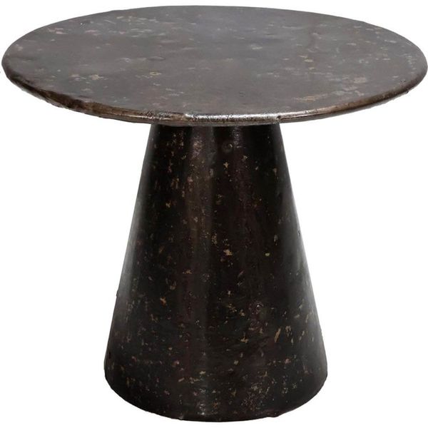 Runder Beistelltisch LANA Metall D 60 cm industrial - Matz Möbel