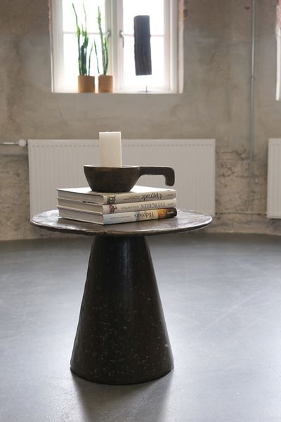 Runder Beistelltisch LANA Metall D 60 cm industrial - Matz Möbel