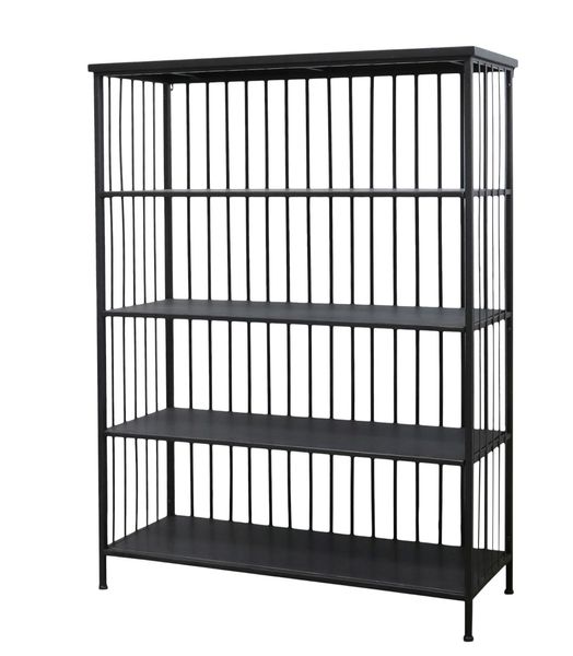 JACK, Metallregal mit 4 Fächern H 132 cm im Industriedesign
