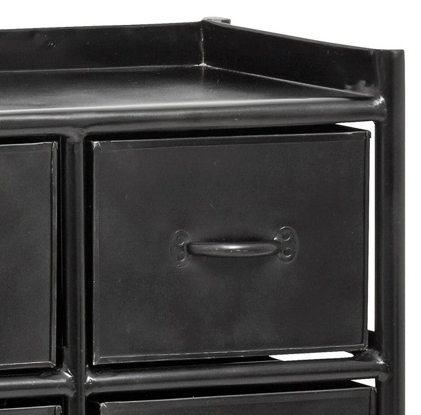 Matz Möbel Metall Sideboard CADDY mit 8 Schubladen