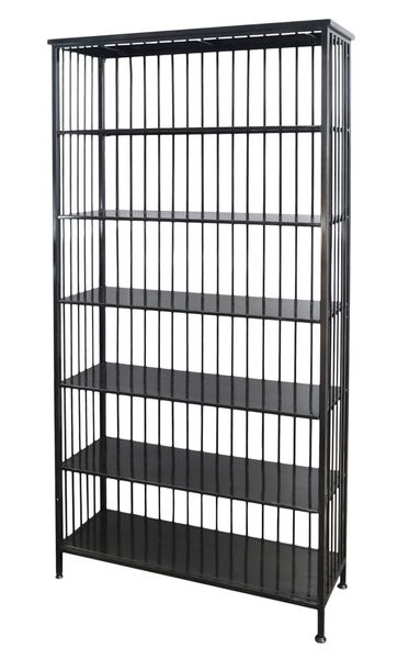 JACK, Metallregal mit 6 Fächern H 195 cm im Industriedesign