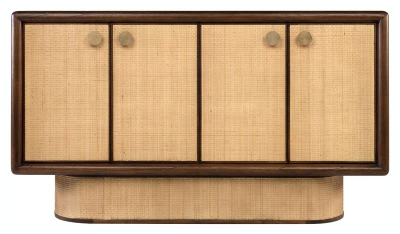 NADA, Anrichte, Sideboard Rattan & Holz