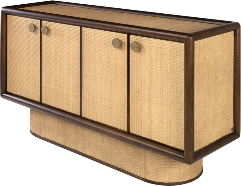 NADA, Anrichte, Sideboard Rattan & Holz