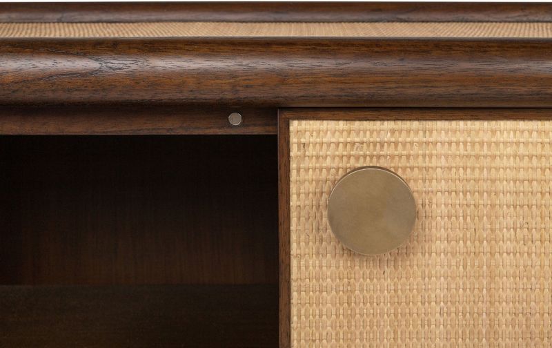 NADA, Anrichte, Sideboard Rattan & Holz
