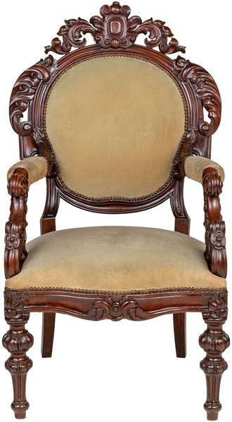 Antiker Sessel, Stuhl mit Armlehne Napoleon III