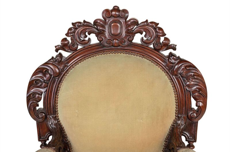 Antiker Sessel, Stuhl mit Armlehne Napoleon III