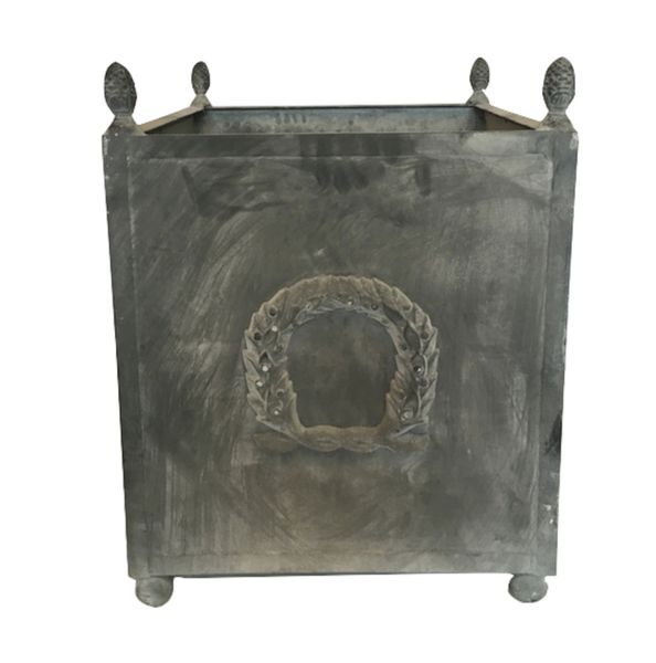 Matz Möbel Pflanzkübel TRINE quadratisch H 60 x D 41 cm shabby Landhausstil