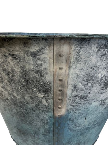 Nr. 1, Pflanzkübel Metall D 102 cm vintage Landhausstil