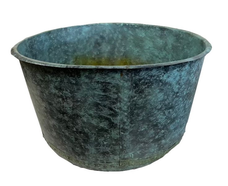 Nr. 3, Pflanzkübel Metall D 102 x H 52 cm vintage Landhausstil