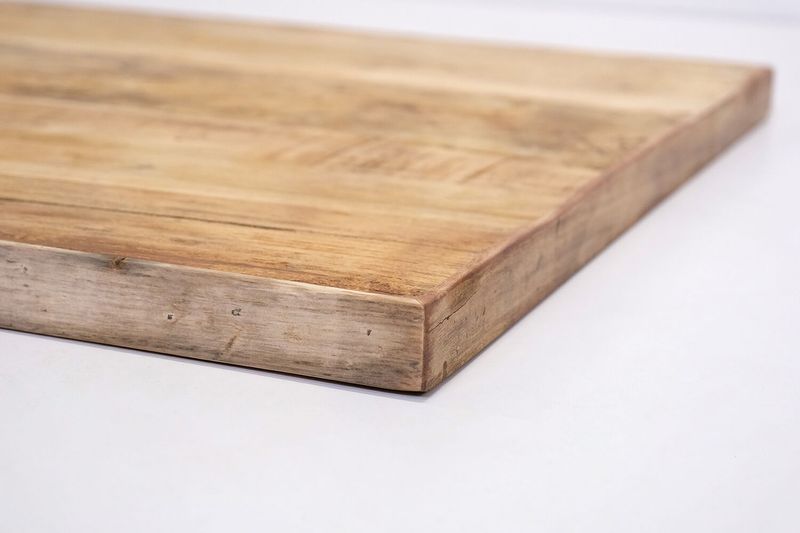 RICA, quadratische Tischplatte 70*70*4,5 cm aus Recyclingholz