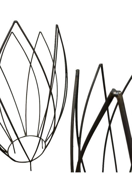 Rankhilfe Eisen Tulpen 3er Set Landhausstil