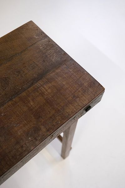 Vintage Konsolentisch Holz TONI, schmaler Klapptisch B 120*30 cm