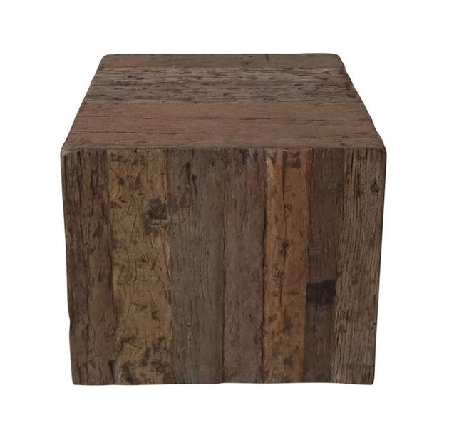 CISCO, Altholz Couchtisch quadratisch, Würfel