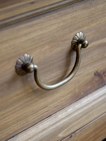 MIMI, Konsolentisch Altholz natur im Landhausstil