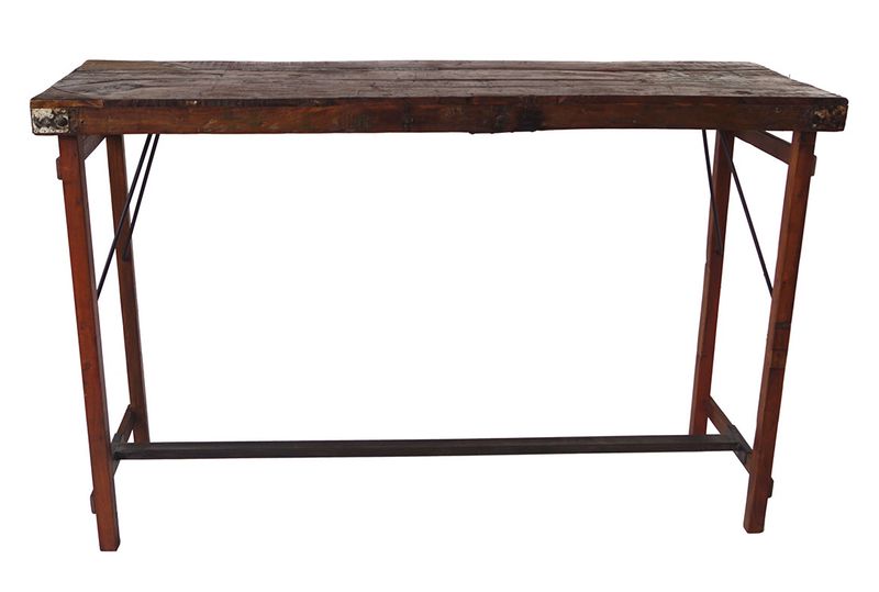 TONI, Altholz Stehtisch B 172 cm, Recyclingholz Barmöbel Bartisch