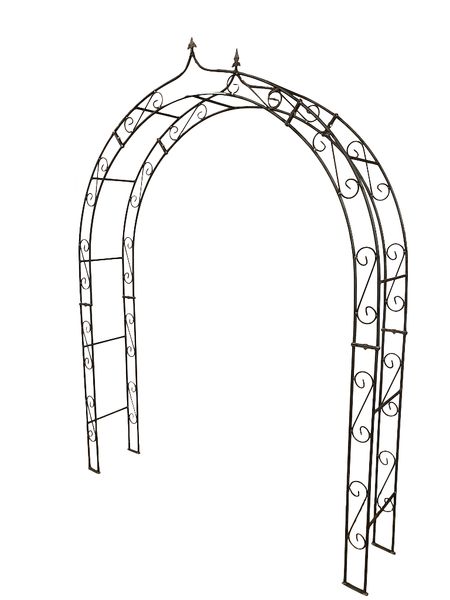 RON, Romantischer Rosenbogen B 140 cm rostiges Eisen