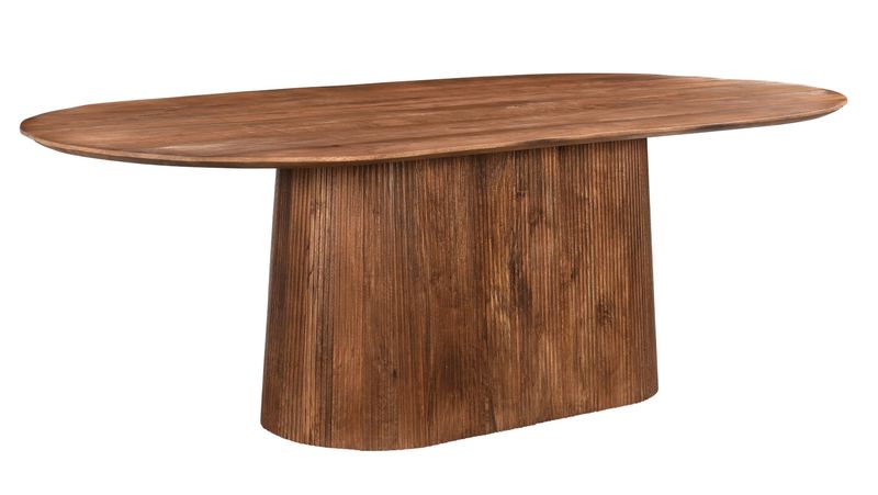 SALVA, Ovaler Esstisch natur Holz