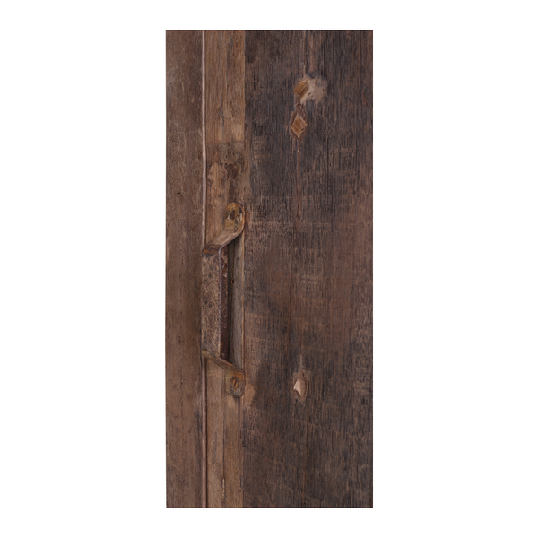 Schmaler Altholz Schrank SANO, Spind B 50 cm 1 Tür