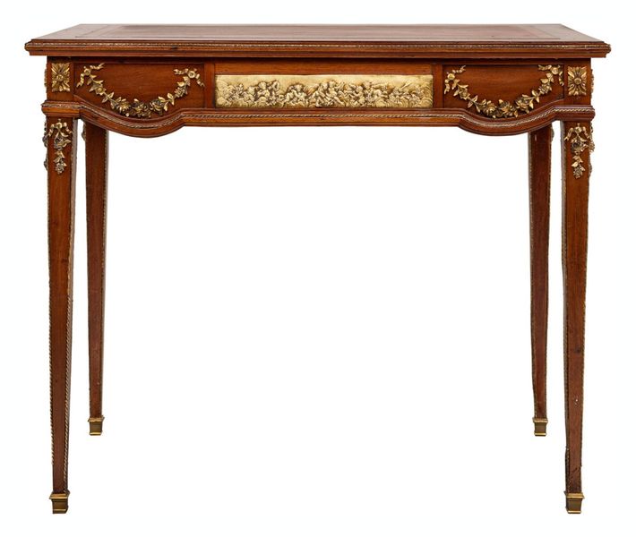 Schreibtisch, Sekretär Louis XVI von 1860, antike Möbel