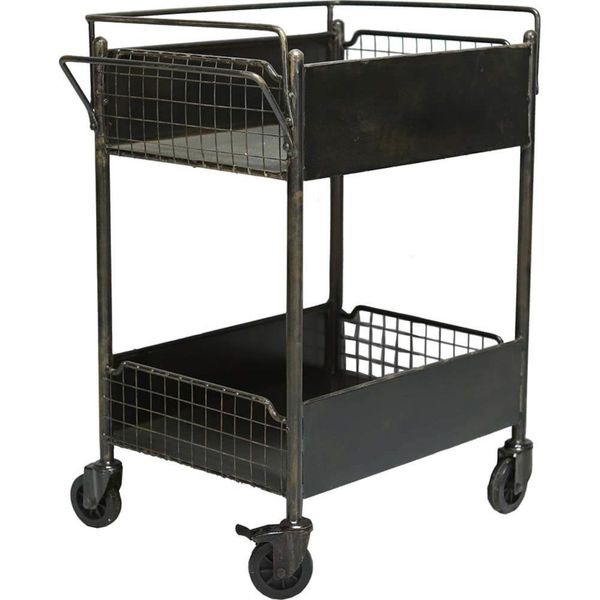 TULA, Servierwagen, Rollwagen vintage Metall Industrie Style