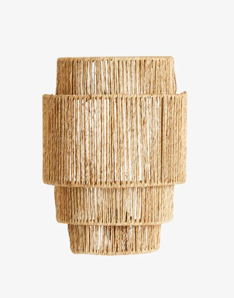 SINA, Wandleuchte natur Jute, Wandlampe